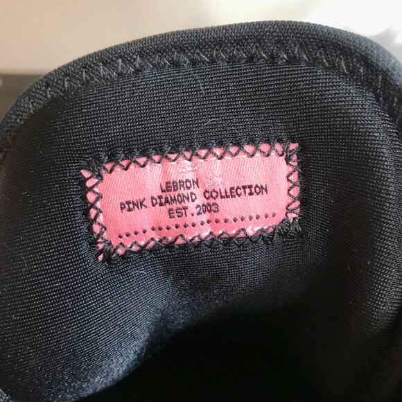 Nike Lebron Pink Diamond Collection XX 20 Night Maroon Sneakers, Size 7 Y Youth - Picture 5 of 9